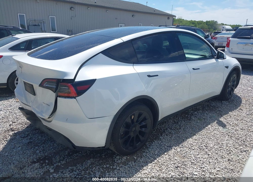 2020 TESLA MODEL Y LONG RANGE DUAL MOTOR ALL-WHEEL DRIVE VIN: 5YJYGDEE0LF039218