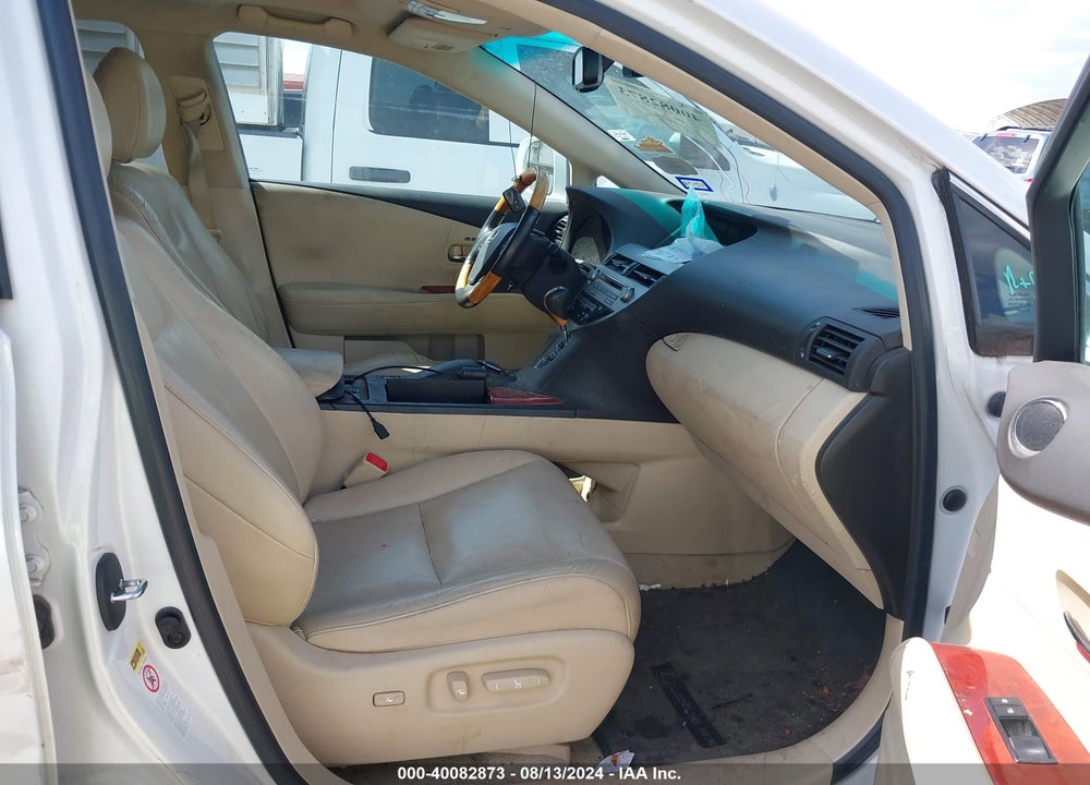 2012 LEXUS RX 350 VIN: 2T2ZK1BA5CC076123