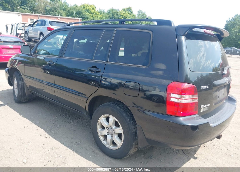 2001 TOYOTA HIGHLANDER V6 VIN: JTEHF21A310016680