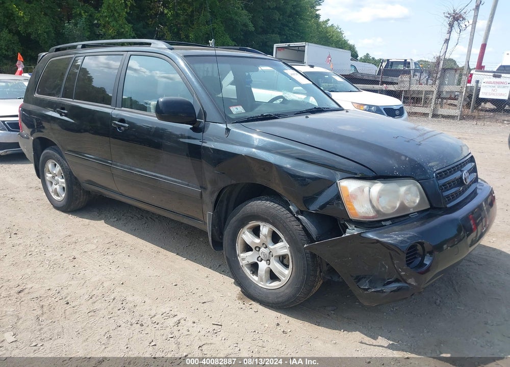 2001 TOYOTA HIGHLANDER V6 VIN: JTEHF21A310016680