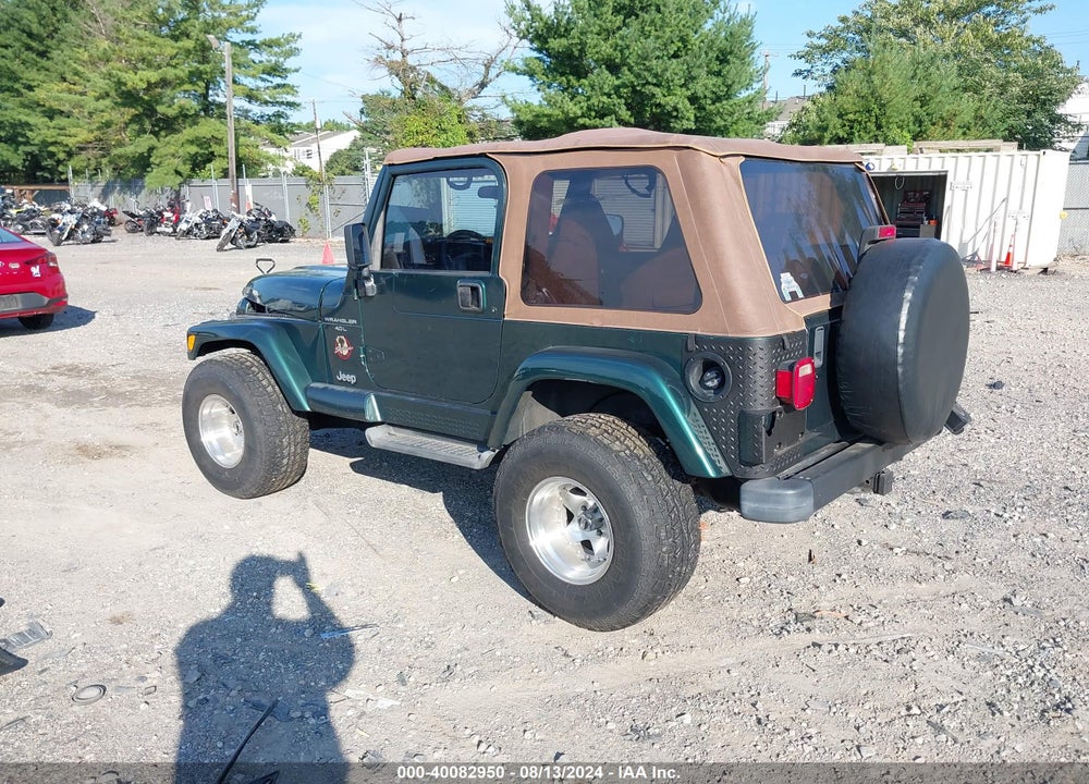 2001 JEEP WRANGLER SAHARA VIN: 1J4FA59S41P371089