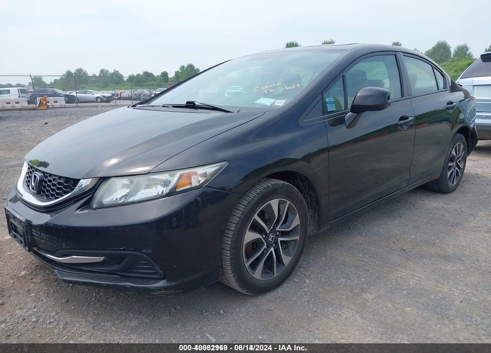 2013 HONDA CIVIC EX VIN: 19XFB2F89DE268460