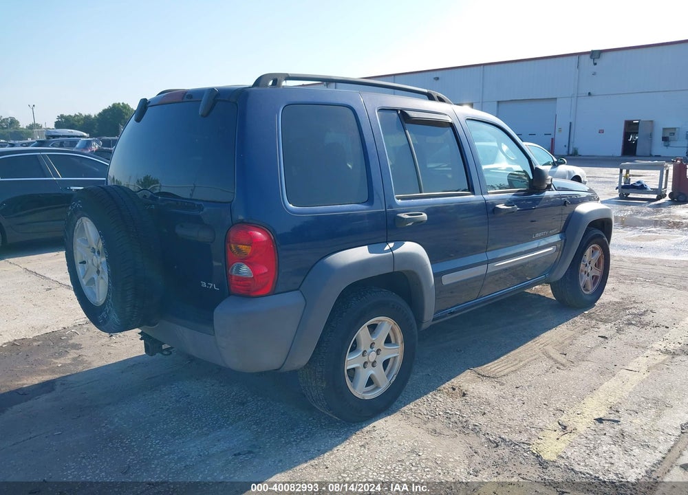 2003 JEEP LIBERTY SPORT VIN: 1J4GL48K83W590589