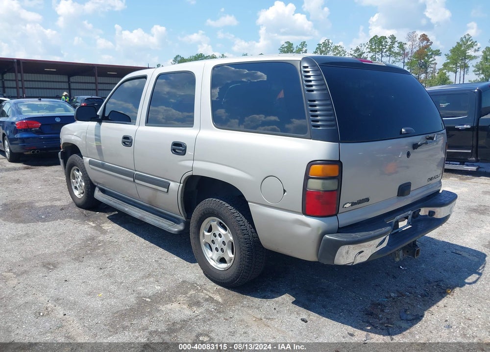 2005 CHEVROLET TAHOE LS VIN: 1GNEC13T75R275738