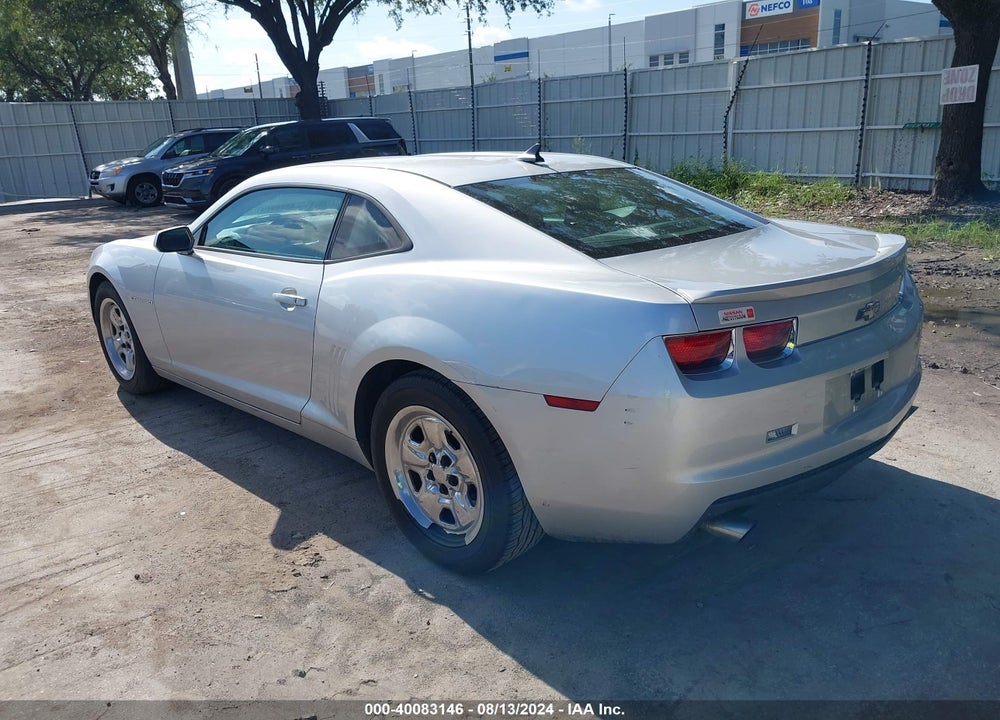 2012 CHEVROLET CAMARO 1LS VIN: 2G1FE1E37C9157600