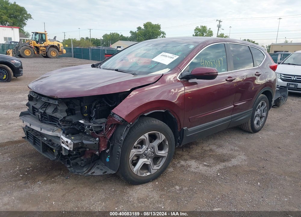 2019 HONDA CR-V EX-L VIN: 2HKRW2H82KH632578