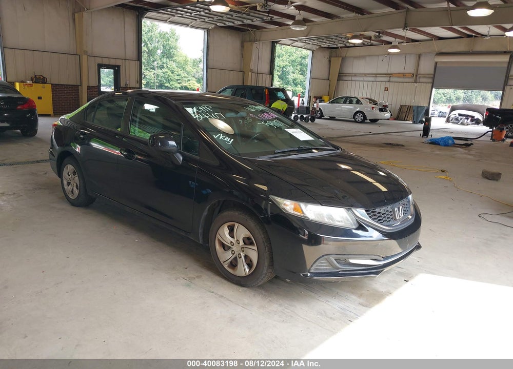 2013 HONDA CIVIC LX VIN: 2HGFB2F58DH591071