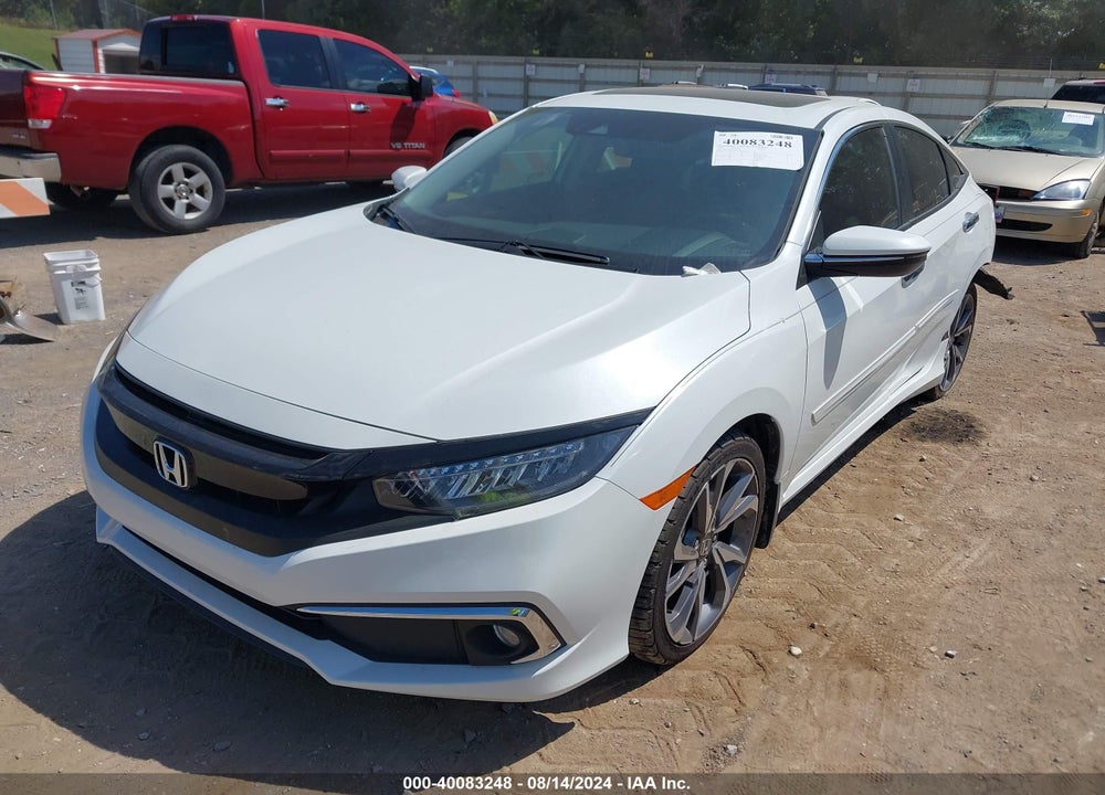 2019 HONDA CIVIC TOURING VIN: 19XFC1F92KE003814