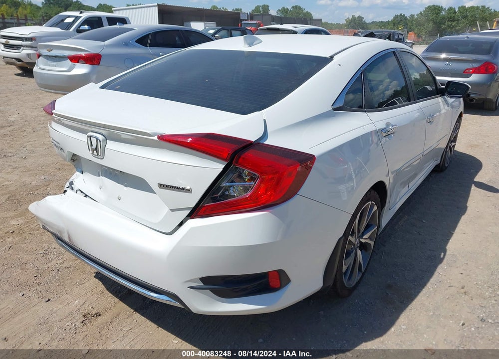2019 HONDA CIVIC TOURING VIN: 19XFC1F92KE003814