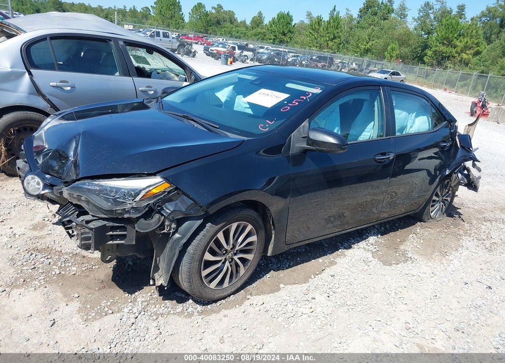 2017 TOYOTA COROLLA XLE VIN: 5YFBURHE7HP654187