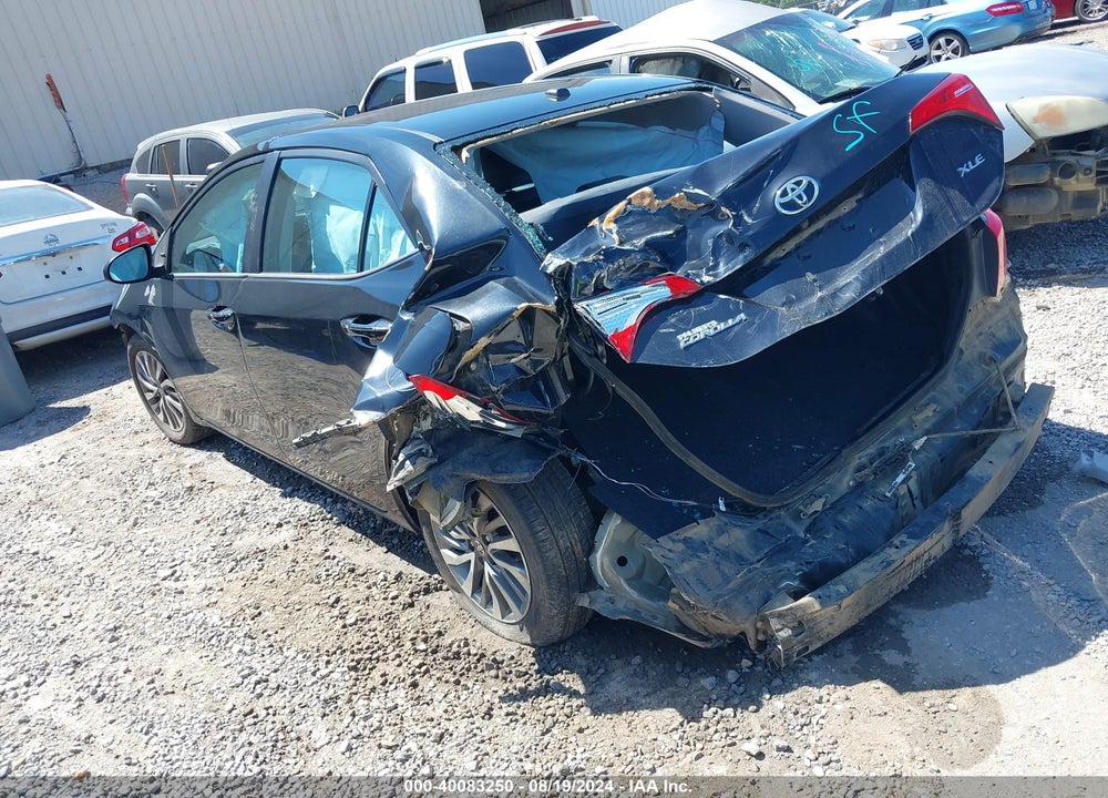 2017 TOYOTA COROLLA XLE VIN: 5YFBURHE7HP654187