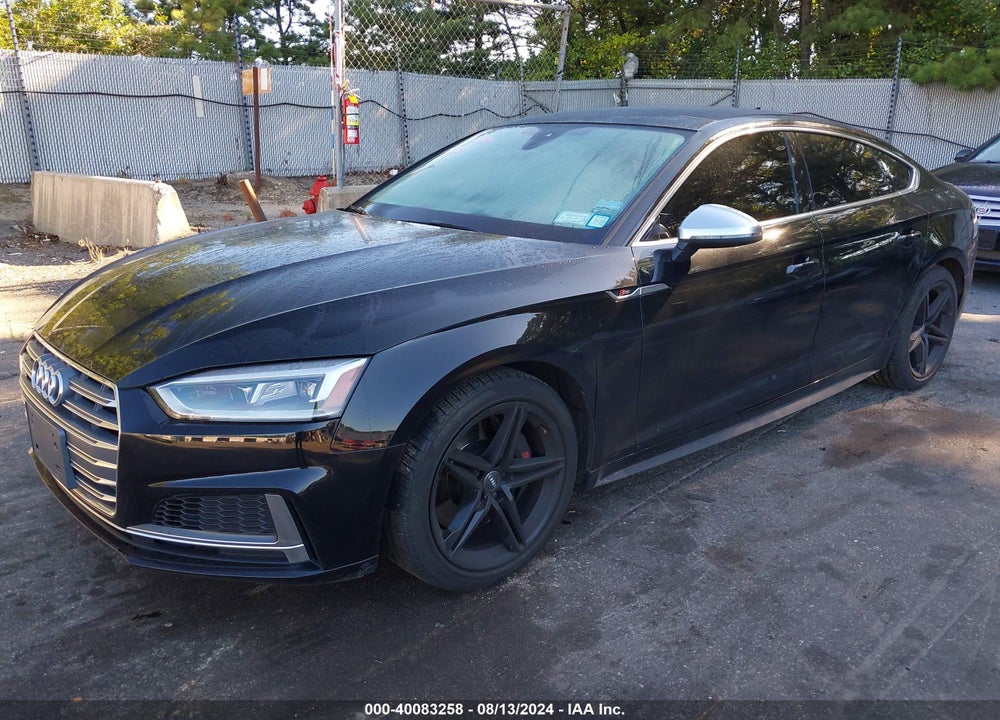 2019 AUDI S5 SPORTBACK PREMIUM VIN: WAUA4CF54KA003720