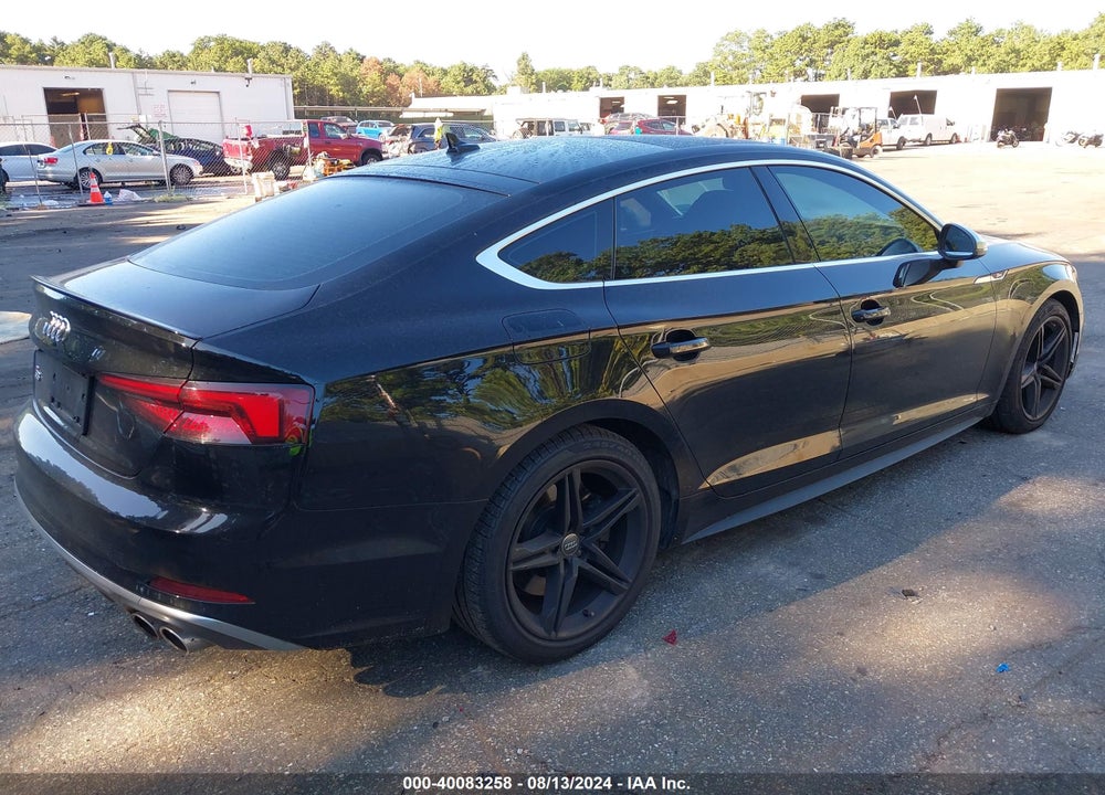 2019 AUDI S5 SPORTBACK PREMIUM VIN: WAUA4CF54KA003720