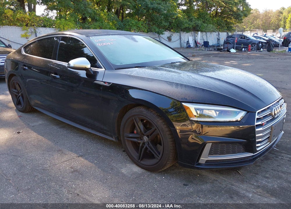2019 AUDI S5 SPORTBACK PREMIUM VIN: WAUA4CF54KA003720