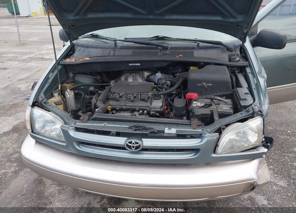 2000 TOYOTA SIENNA XLE VIN: 4T3ZF13C1YU205271