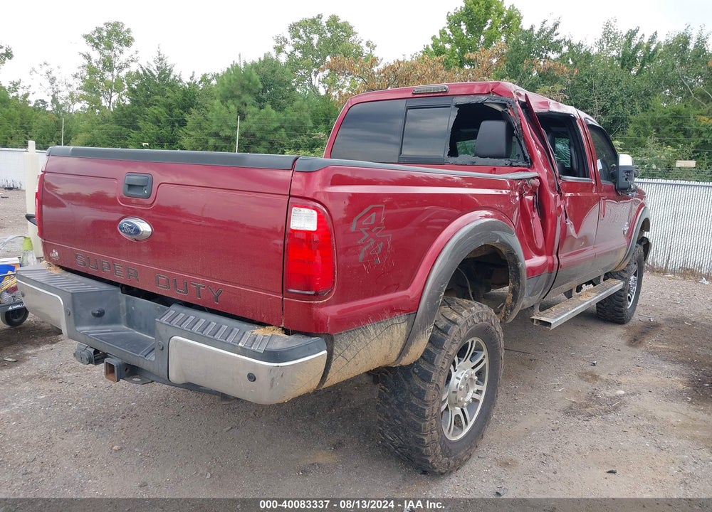 2015 FORD F-250 LARIAT VIN: 1FT7W2BT2FEC01698