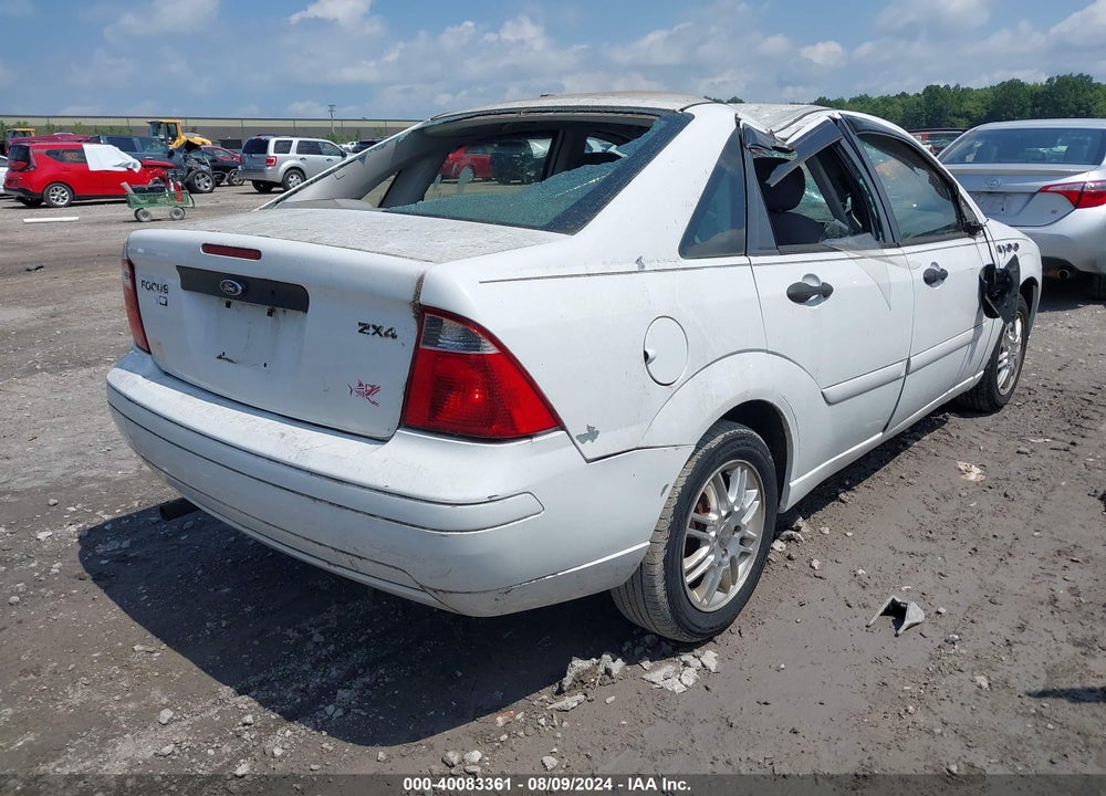 2005 FORD FOCUS ZX4 VIN: 1FAFP34N65W296214