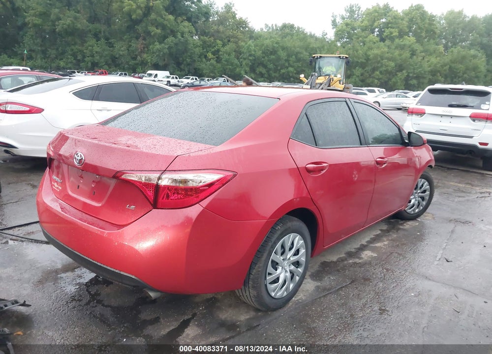 2019 TOYOTA COROLLA LE VIN: 2T1BURHE9KC171985