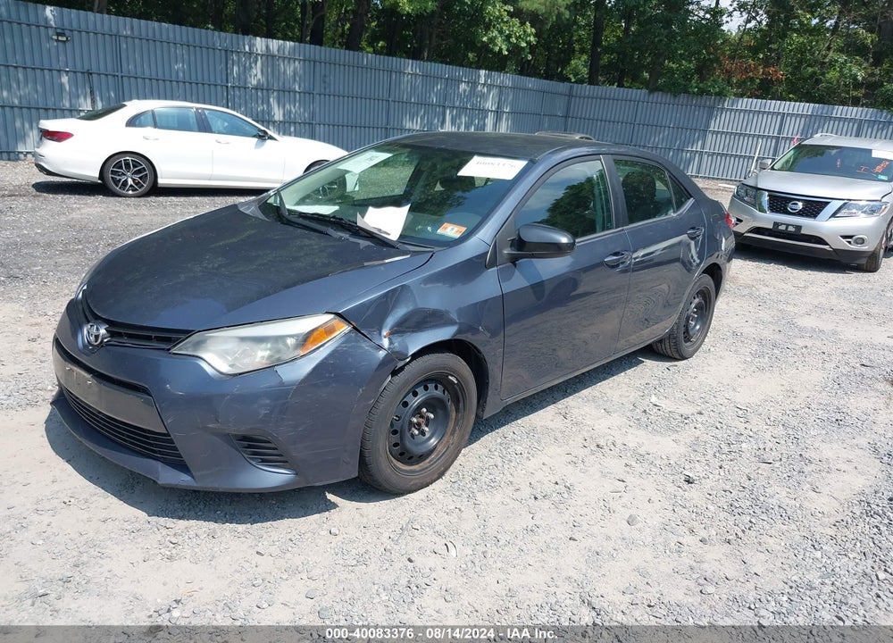 2015 TOYOTA COROLLA LE VIN: 2T1BURHE6FC291250