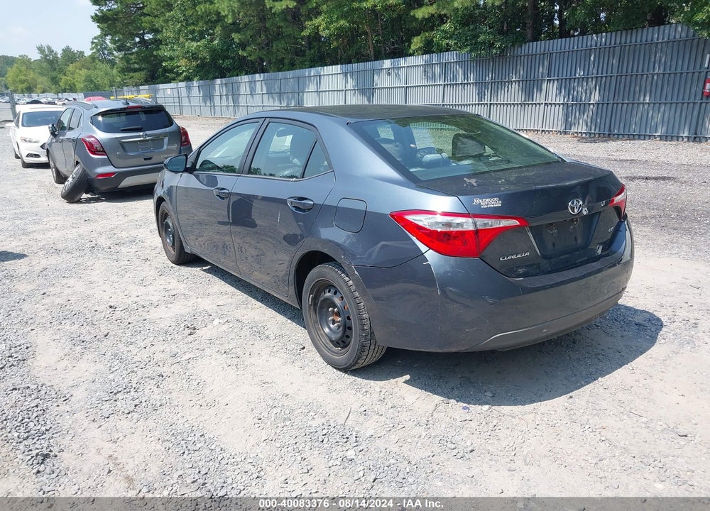 2015 TOYOTA COROLLA LE VIN: 2T1BURHE6FC291250