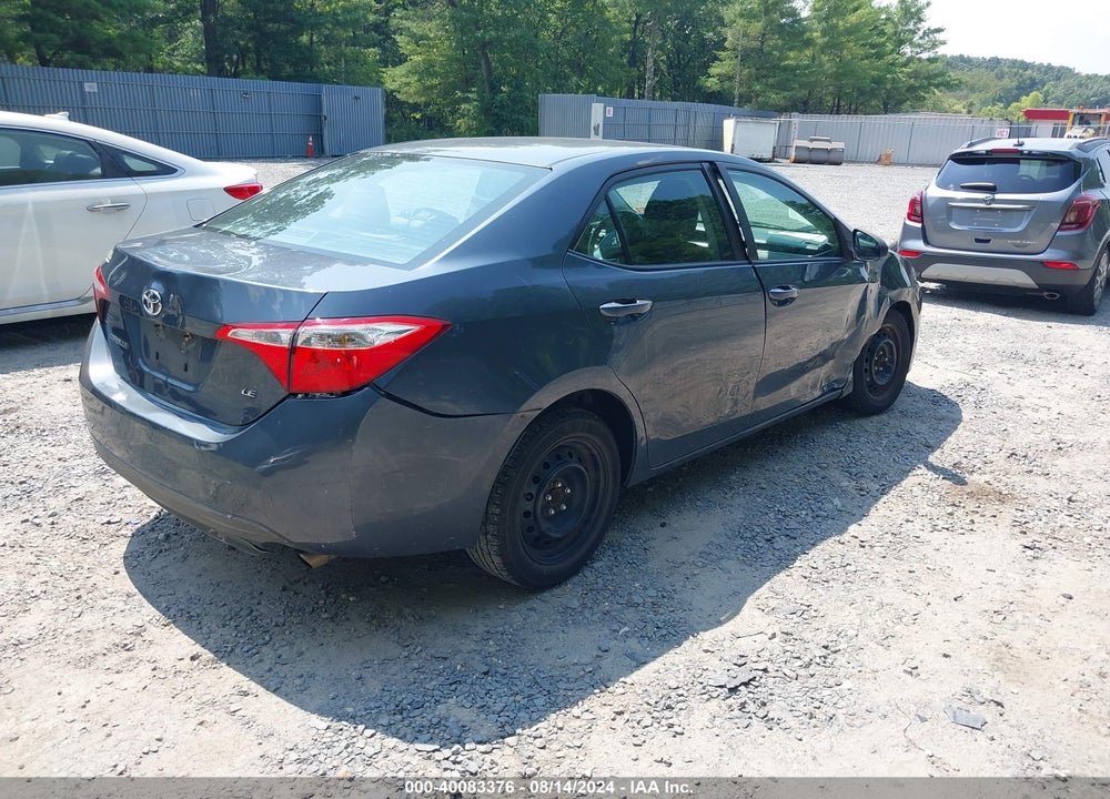 2015 TOYOTA COROLLA LE VIN: 2T1BURHE6FC291250