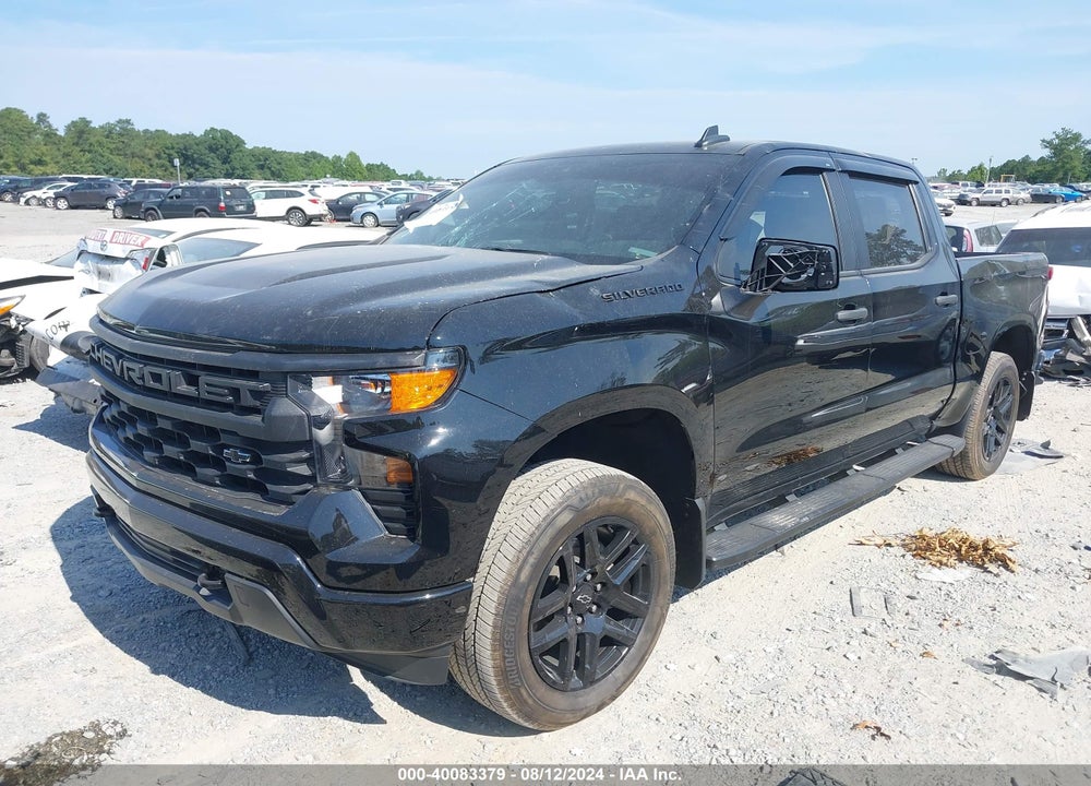 2022 CHEVROLET SILVERADO 1500 4WD SHORT BED CUSTOM VIN: 3GCPDBEK8NG500824