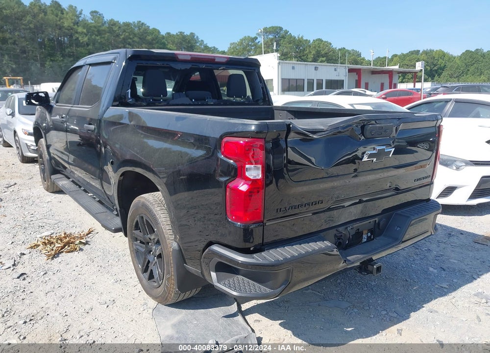 2022 CHEVROLET SILVERADO 1500 4WD SHORT BED CUSTOM VIN: 3GCPDBEK8NG500824