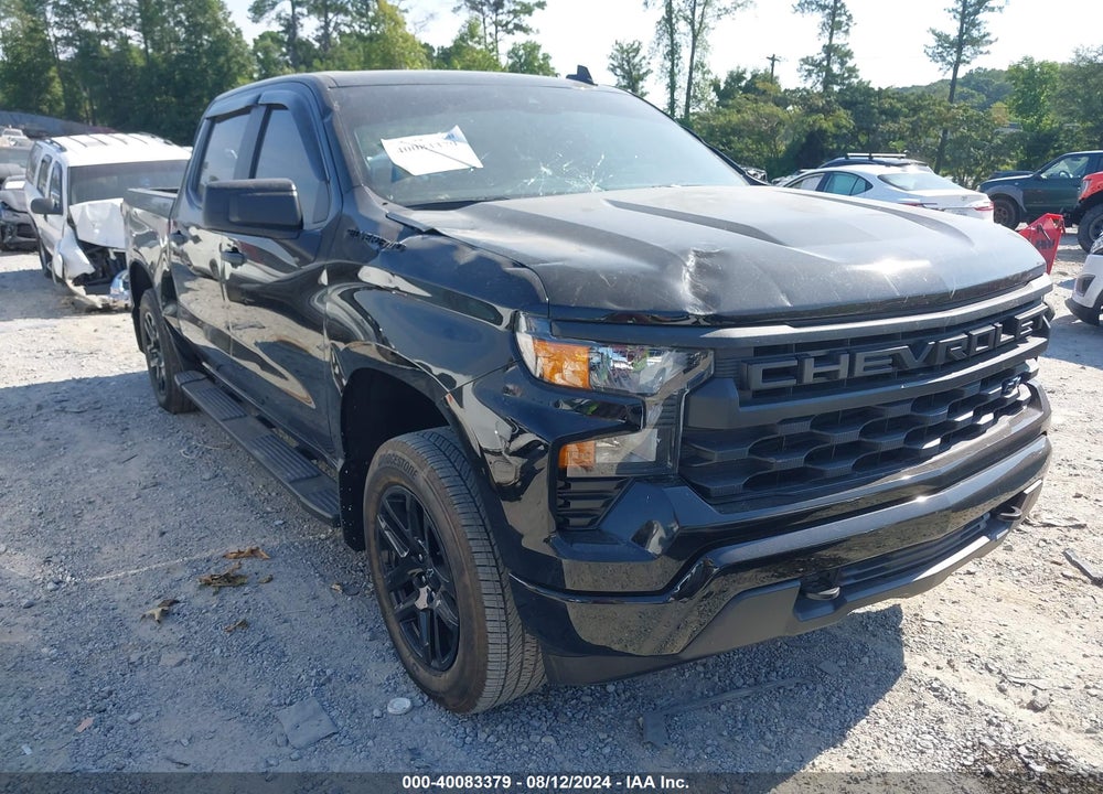 2022 CHEVROLET SILVERADO 1500 4WD SHORT BED CUSTOM VIN: 3GCPDBEK8NG500824