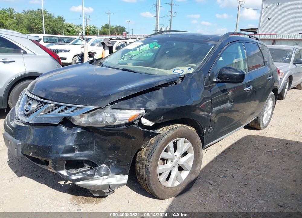 2011 NISSAN MURANO SL VIN: JN8AZ1MUXBW069652