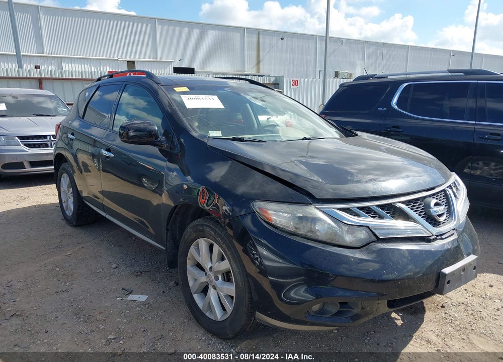 2011 NISSAN MURANO SL VIN: JN8AZ1MUXBW069652