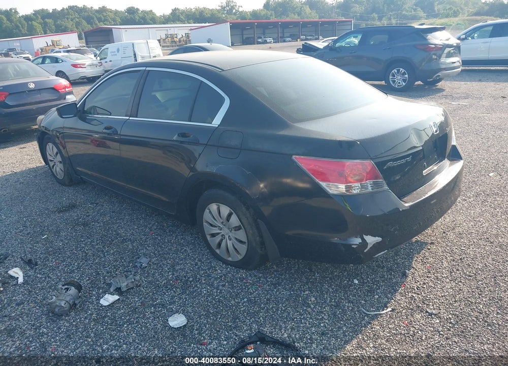 2009 HONDA ACCORD 2.4 LX VIN: 1HGCP26389A113399