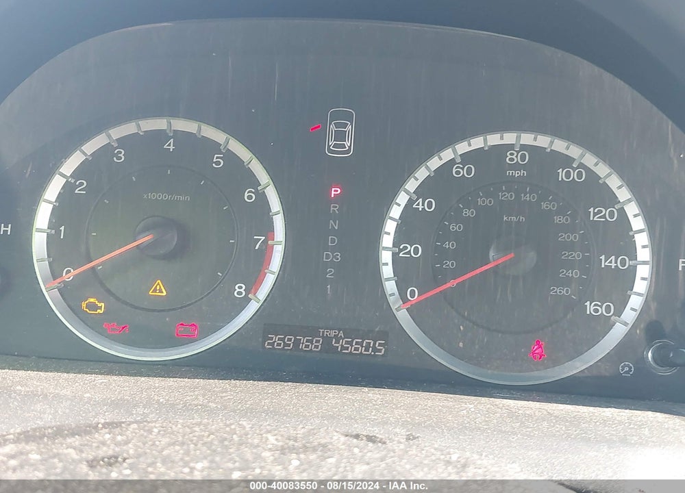 2009 HONDA ACCORD 2.4 LX VIN: 1HGCP26389A113399