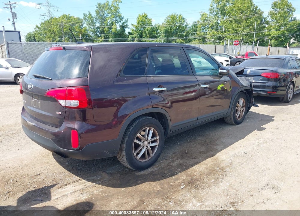 2014 KIA SORENTO VIN: 5XYKT4A65EG425922