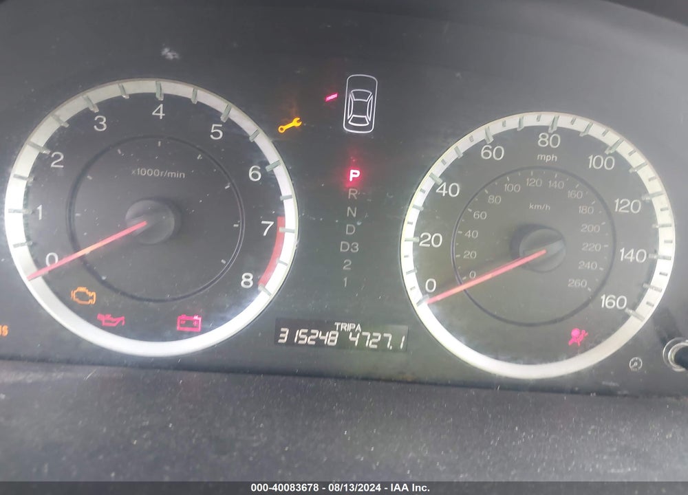 2010 HONDA ACCORD 2.4 LX VIN: 1HGCP2F35AA147479