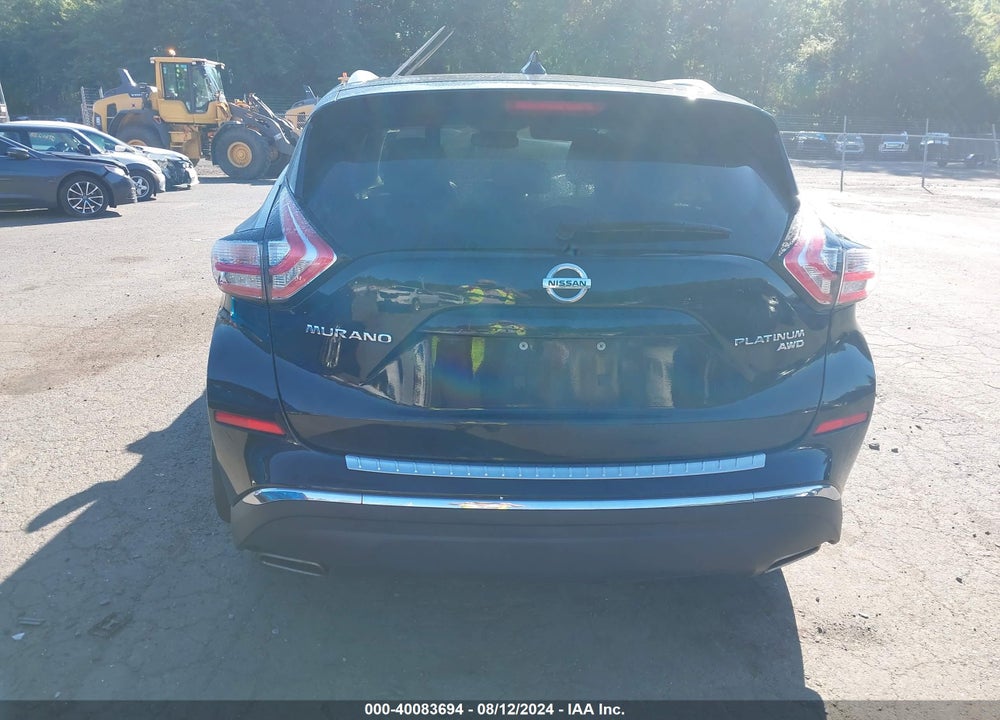 2018 NISSAN MURANO PLATINUM VIN: 5N1AZ2MH8JN181645