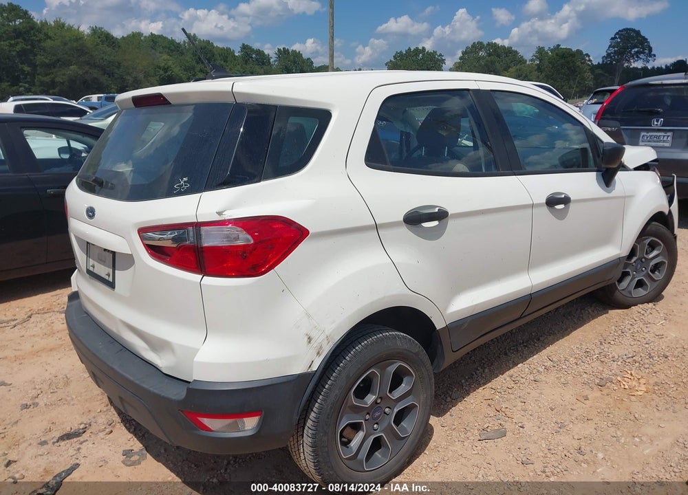 2021 FORD ECOSPORT S VIN: MAJ3S2FE8MC447255