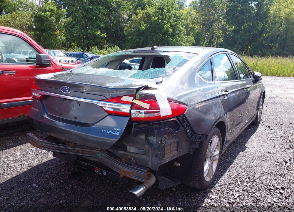 2018 FORD FUSION HYBRID SE VIN: 3FA6P0LUXJR132730