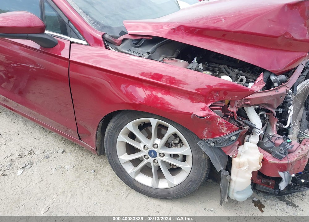 2019 FORD FUSION SE VIN: 3FA6P0HD7KR100506