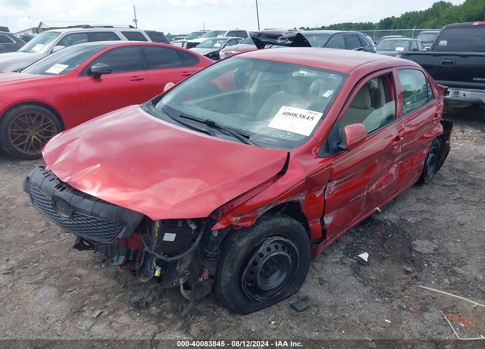 2009 TOYOTA COROLLA LE VIN: 1NXBU40E99Z155681