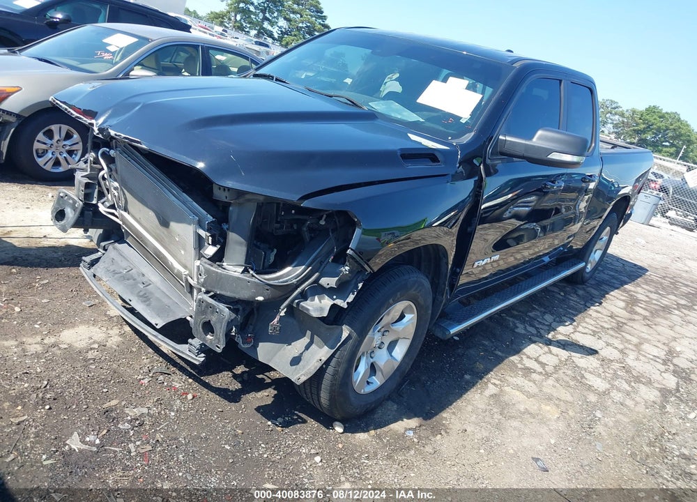 2022 RAM 1500 BIG HORN QUAD CAB 4X2 6'4 BOX VIN: 1C6RREBG0NN291041