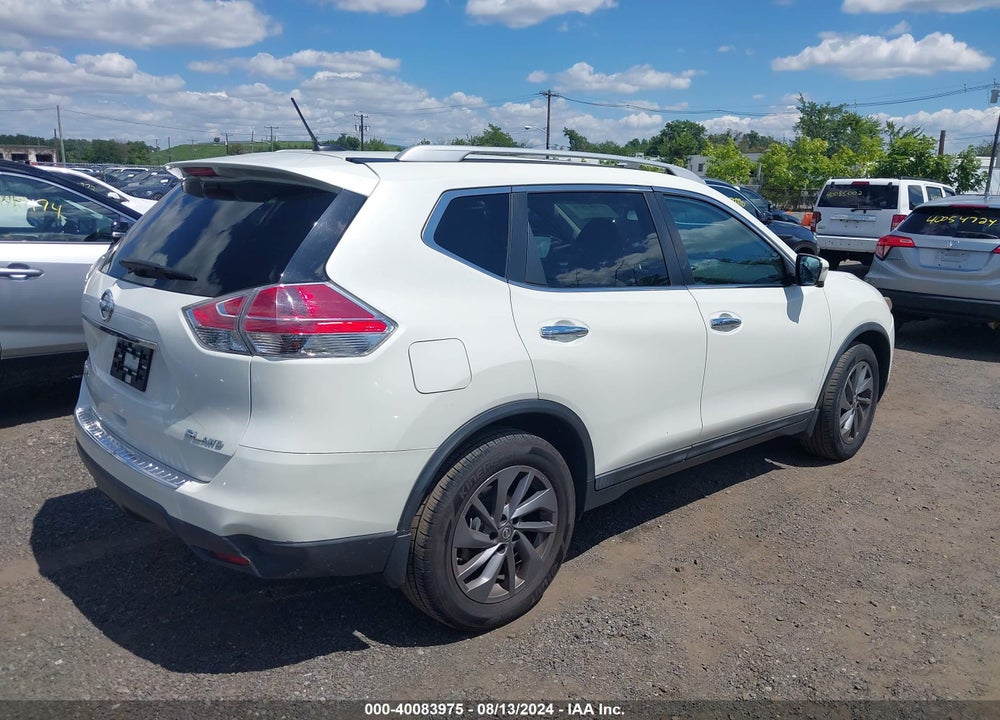 2016 NISSAN ROGUE SL VIN: 5N1AT2MVXGC766531