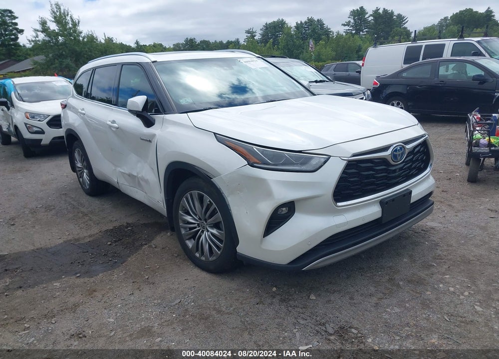 2021 TOYOTA HIGHLANDER HYBRID PLATINUM VIN: 5TDEBRCH7MS056753