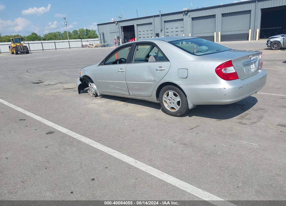 2002 TOYOTA CAMRY LE V6 VIN: 4T1BF30K02U034747