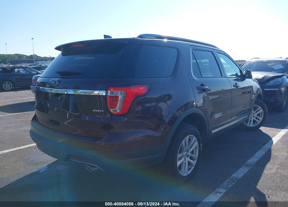 2018 FORD EXPLORER XLT VIN: 1FM5K8D89JGA11100