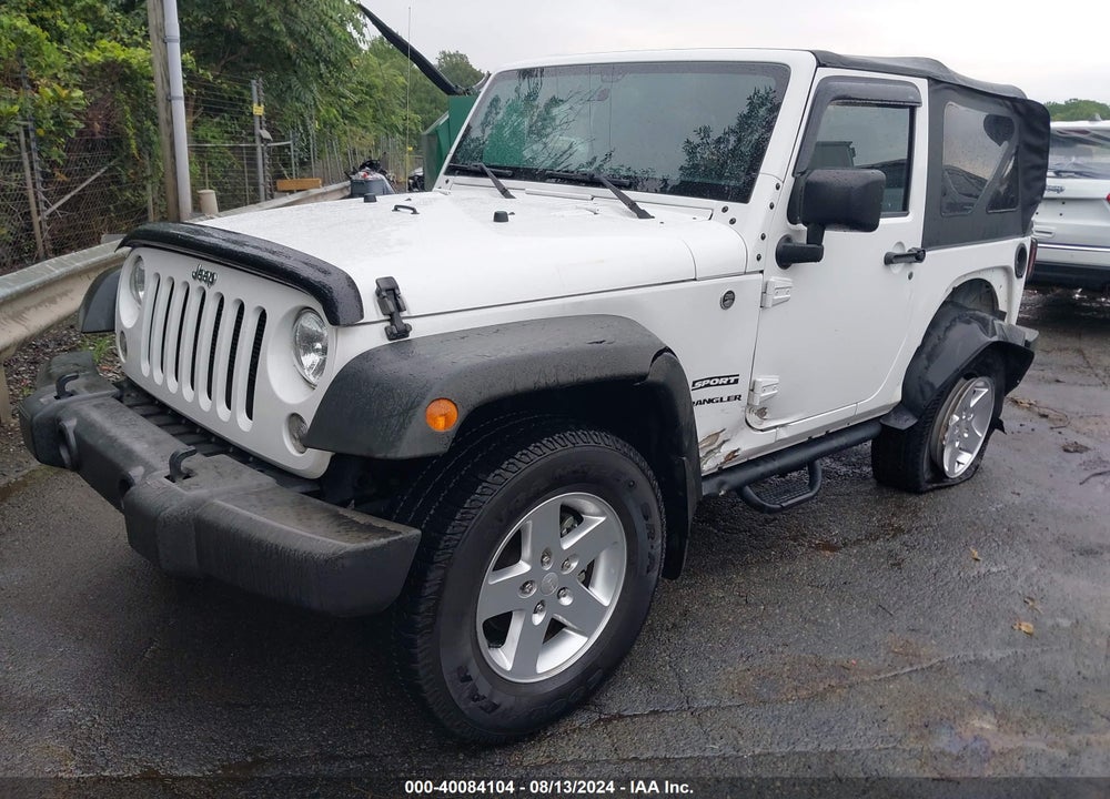 2015 JEEP WRANGLER SPORT VIN: 1C4AJWAG2FL727258