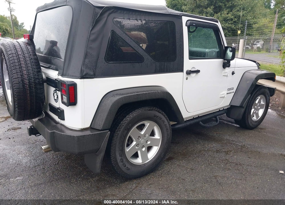 2015 JEEP WRANGLER SPORT VIN: 1C4AJWAG2FL727258