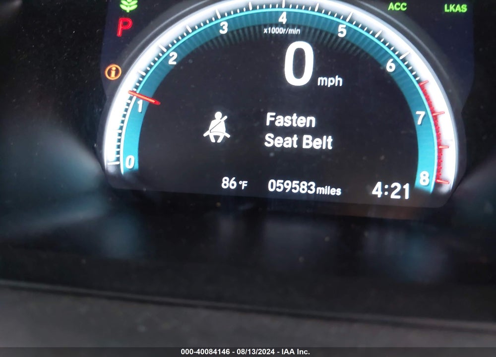 2019 HONDA CIVIC EX VIN: 19XFC1F35KE013281