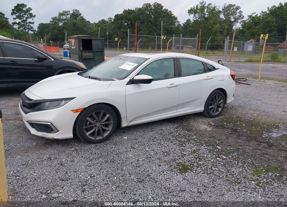 2019 HONDA CIVIC EX VIN: 19XFC1F35KE013281