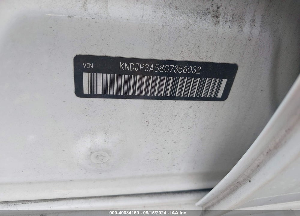 2016 KIA SOUL VIN: KNDJP3A58G7356032