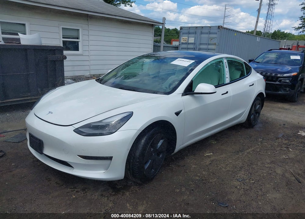 2022 TESLA MODEL 3 LONG RANGE DUAL MOTOR ALL-WHEEL DRIVE VIN: 5YJ3E1EB4NF115546